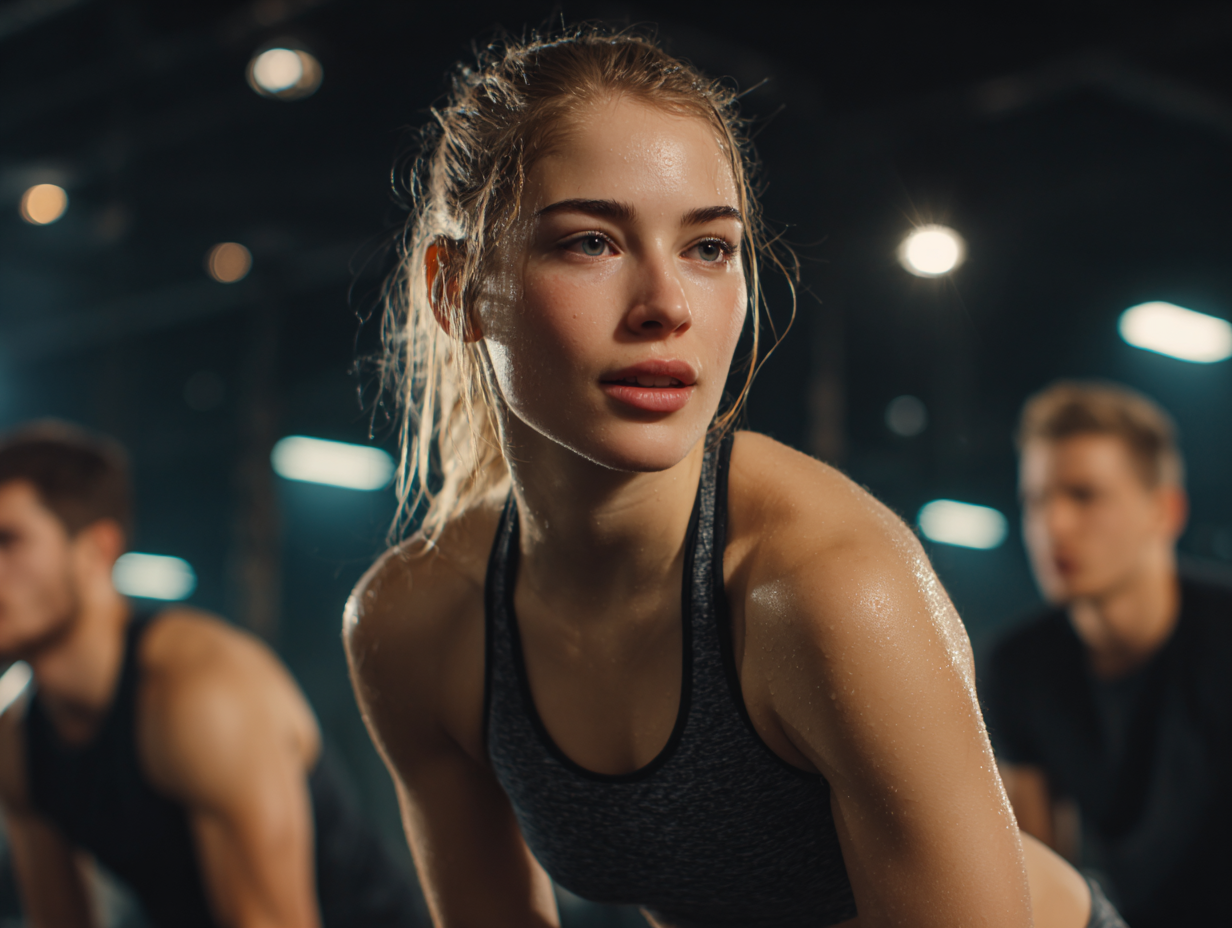 Skupinový tréning v posilňovni